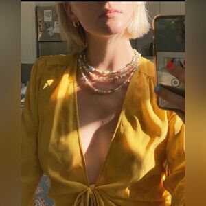 Realization Par Yellow Sunflower Top